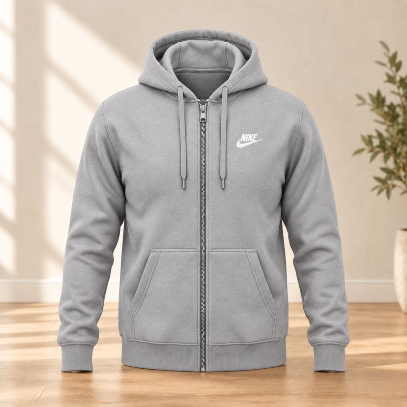Veste Nike Brodée- Gris- Medium