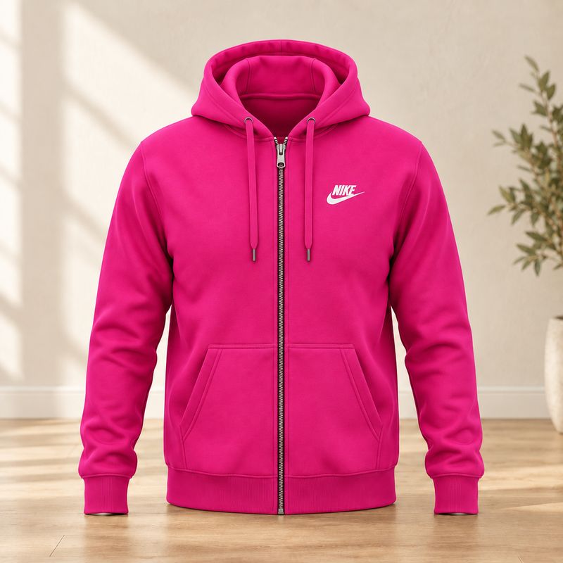 Veste Nike Brodée- Rose foncé- XL