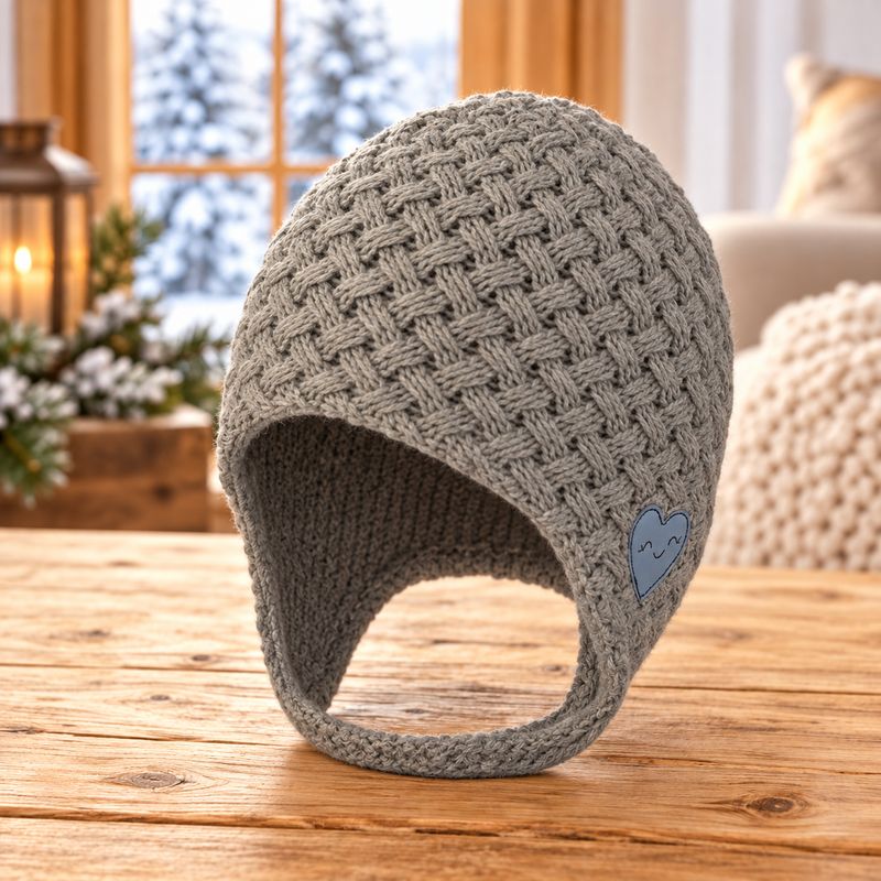 Tuque pour Enfant Grise sans pompom