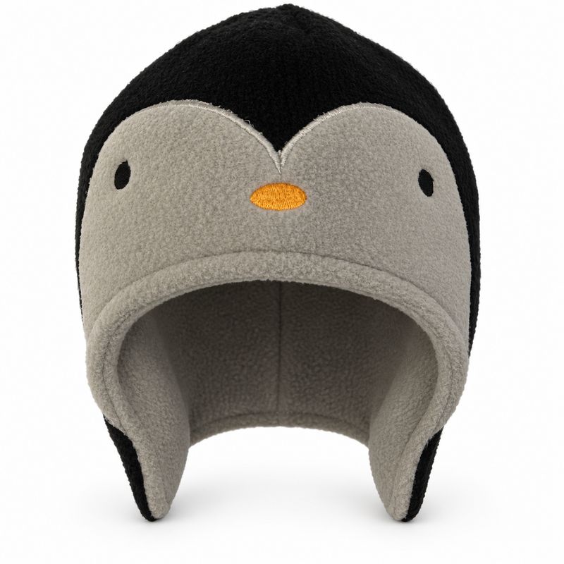 Tuque pour enfant pingouin sans pompon