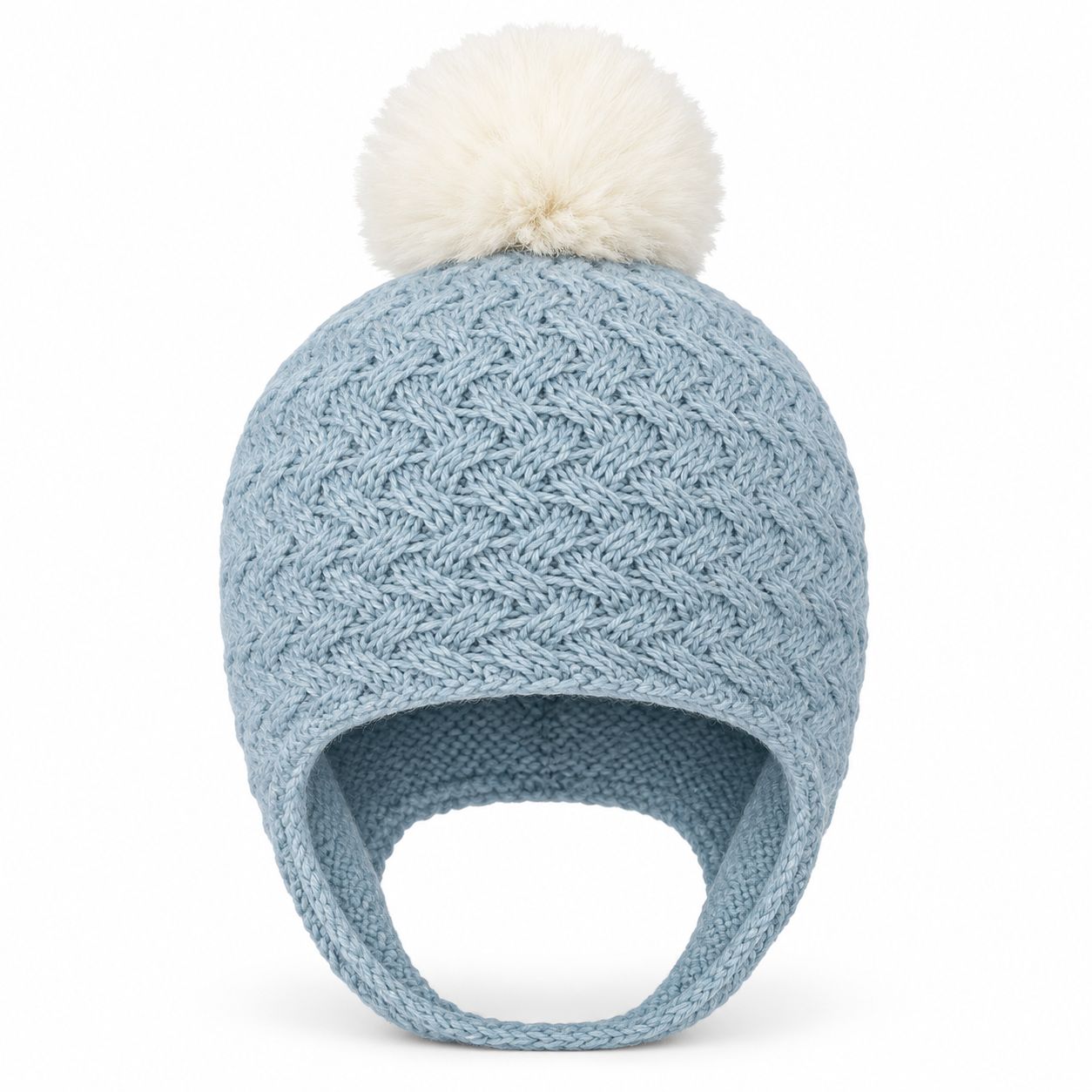 Tuque pour Enfant Bleu Avec pompom