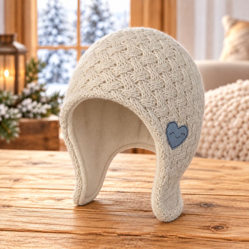 Tuque pour Enfant Crème sans pompom