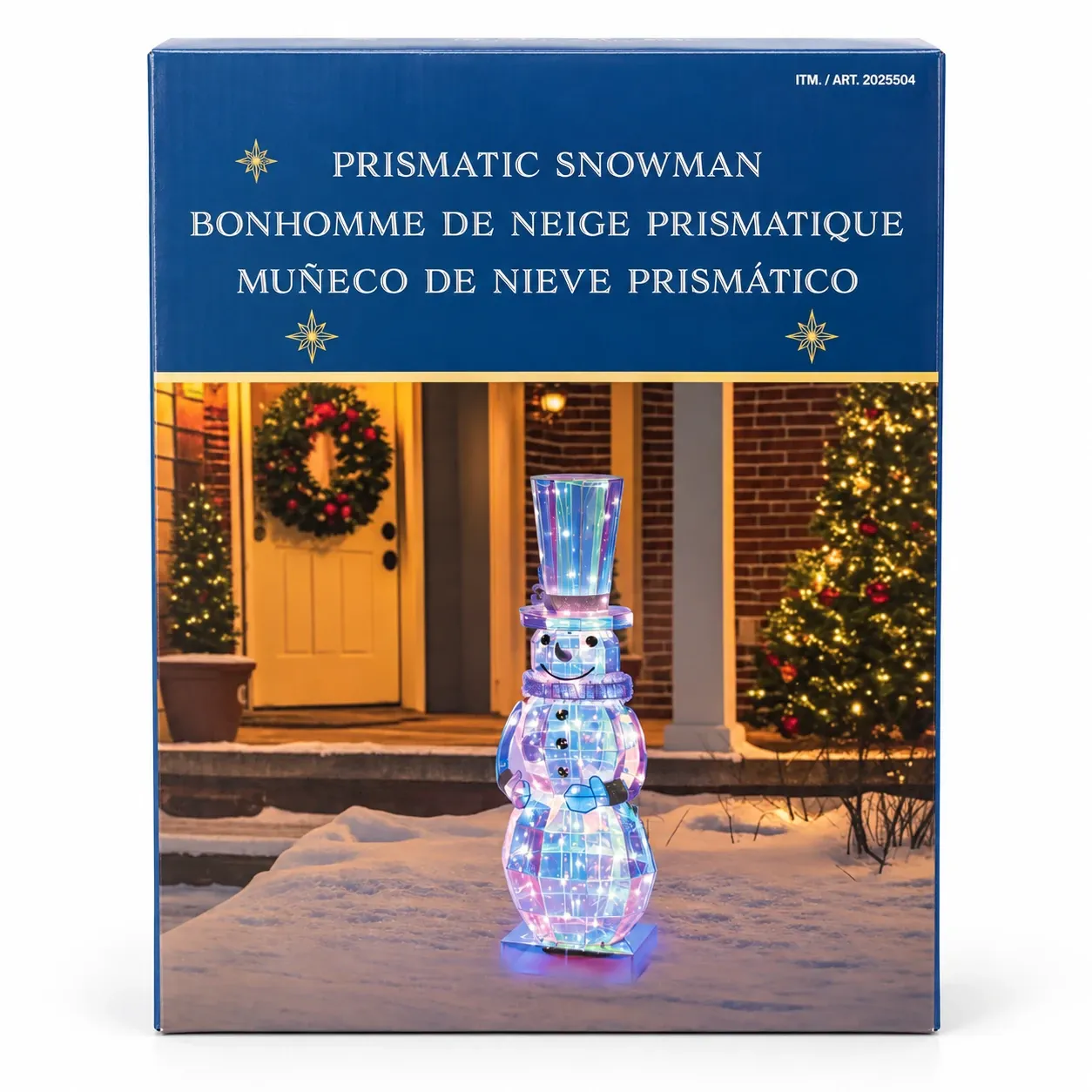 Bonhomme de neige prismatique