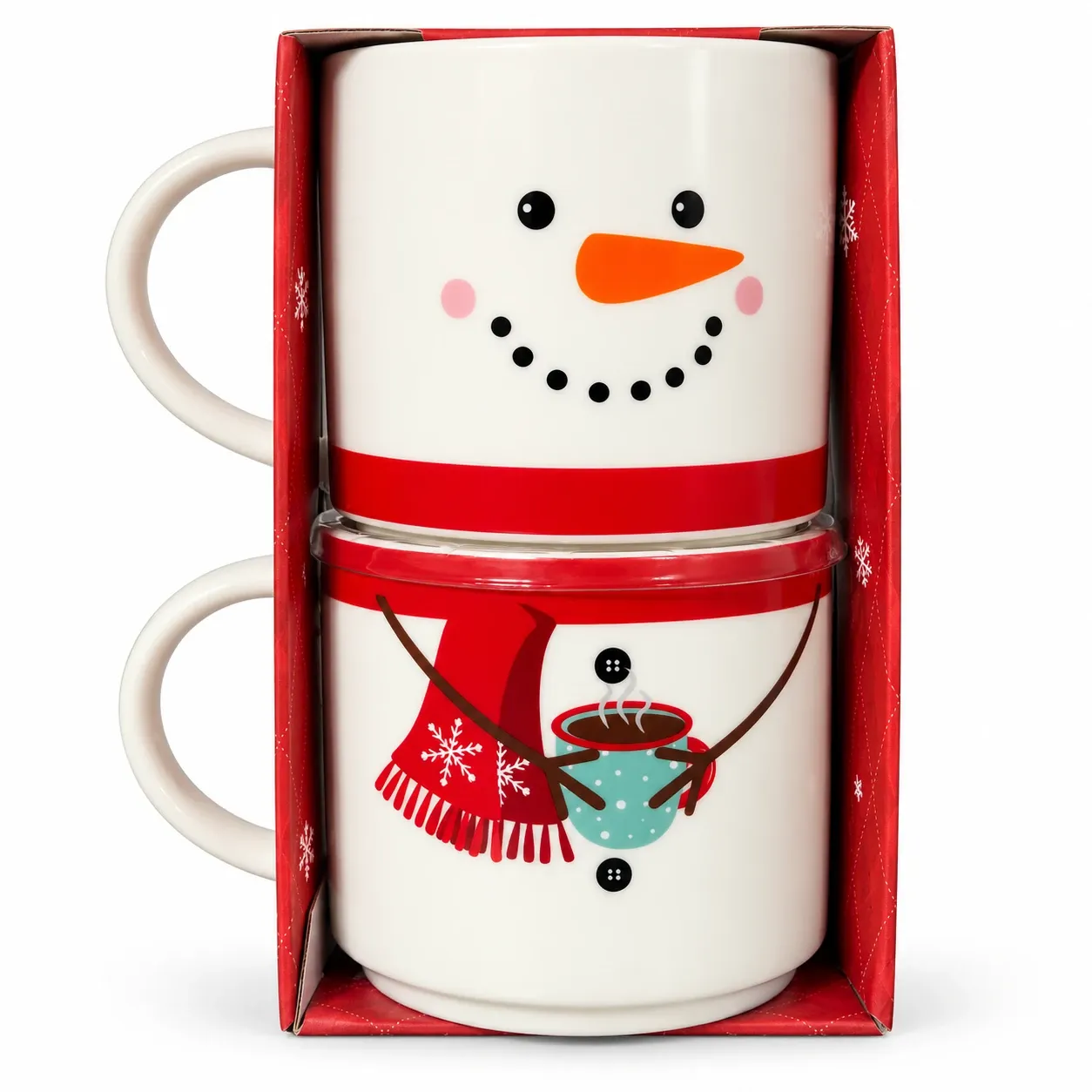 Duo de tasse bonhomme