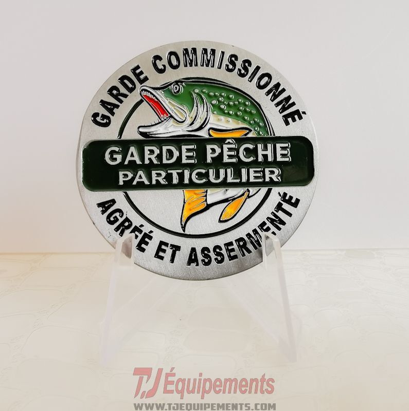 PLAQUE LAITON DE Garde Chasse EUR 20,00 - FR
