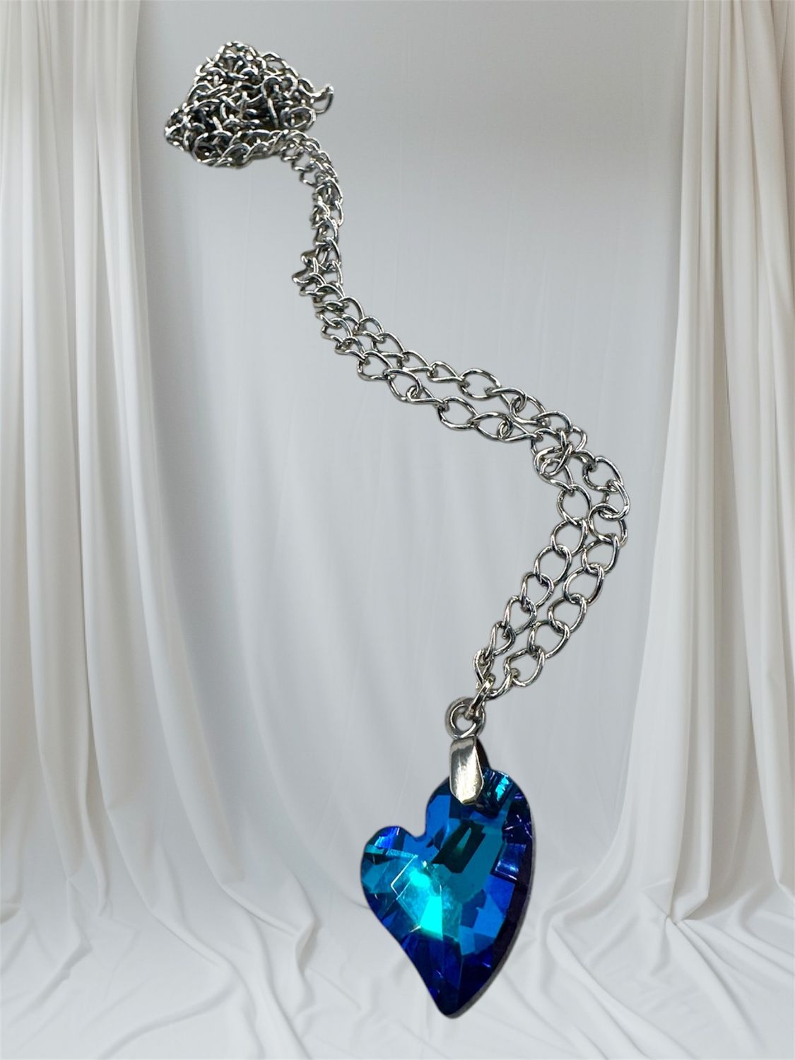 Collana Cuore di vetro