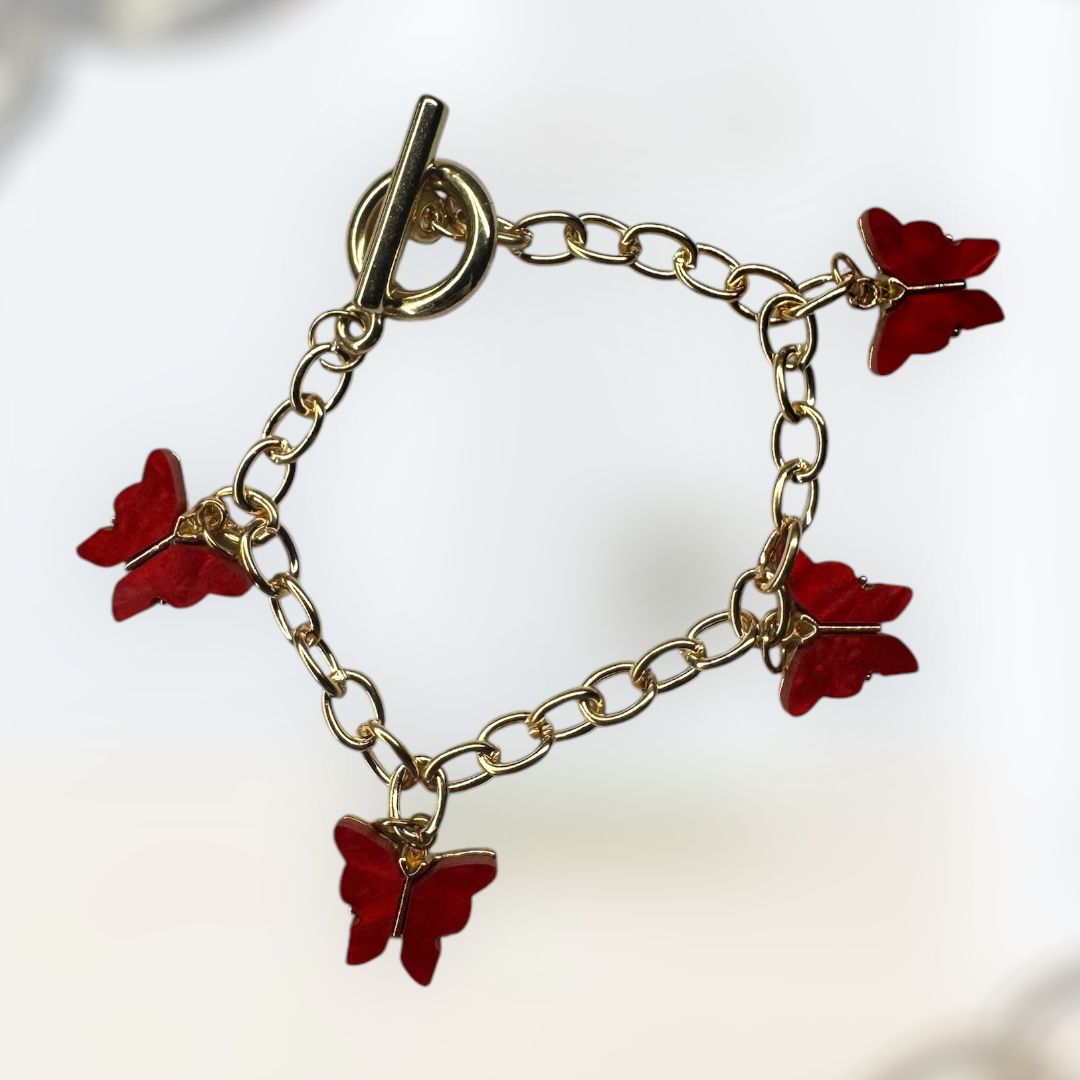Bracciale con farfalle