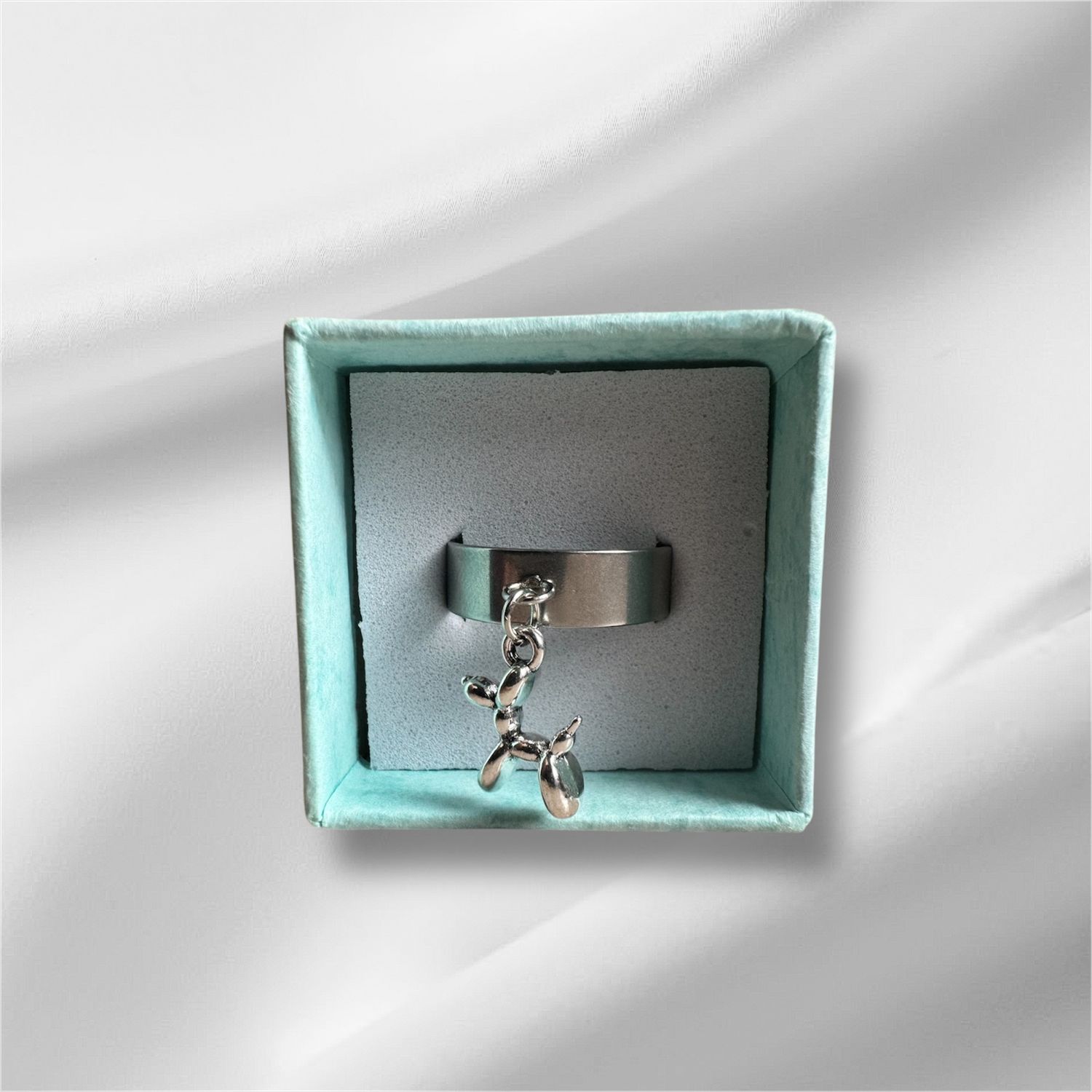 anello con cane palloncino