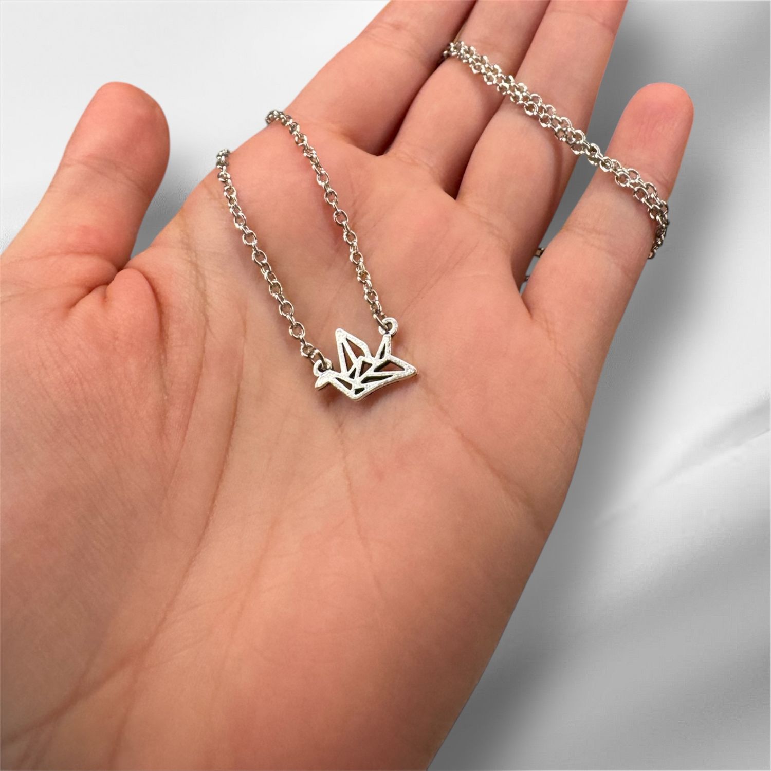 Collana cigno origami