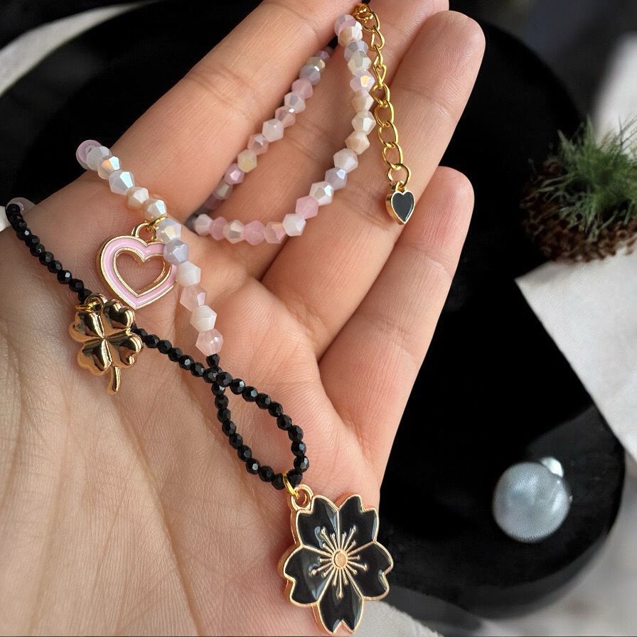 Collana blank&amp;pink