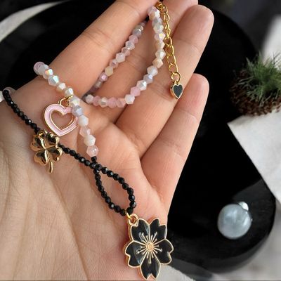 Collana blank&amp;pink