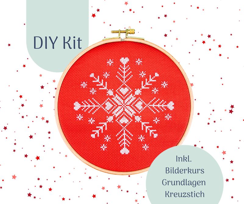 Stickset "Schneeflöckchen"
