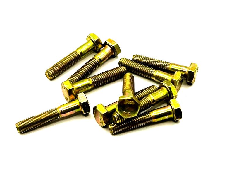 Geel Gepassiveerde Zeskantbout M6x30mm  (8.8)