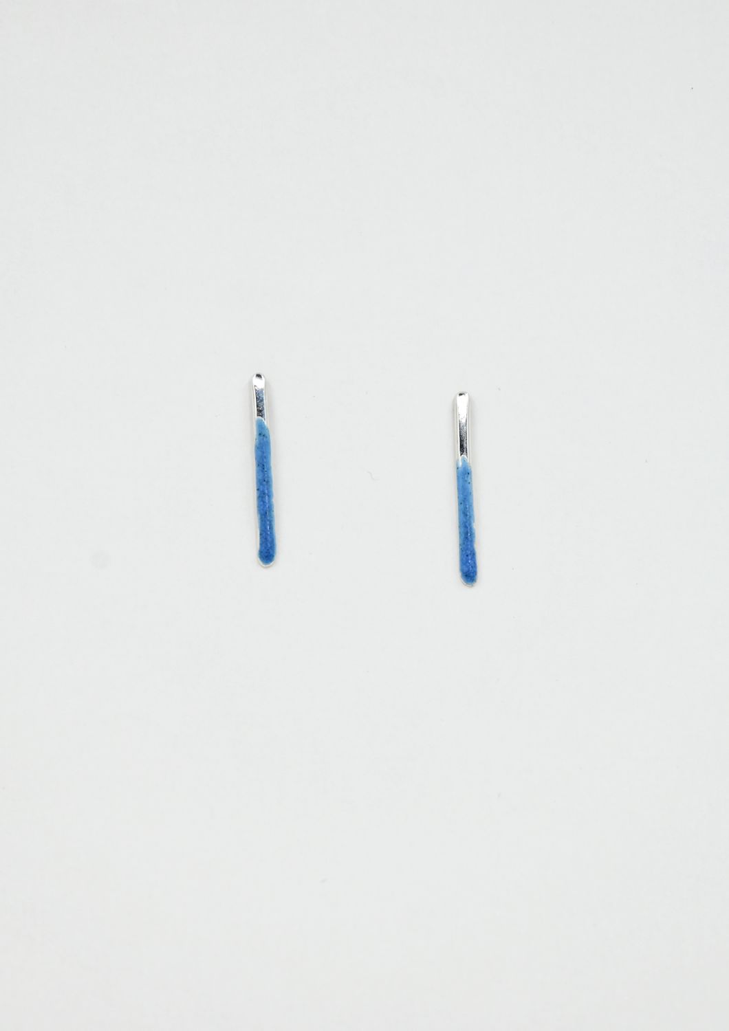 Sople z emalią: błękitne