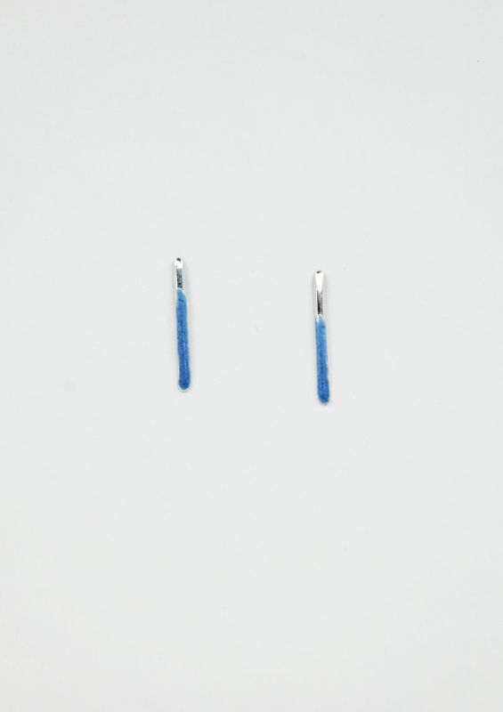 Sople z emalią: błękitne