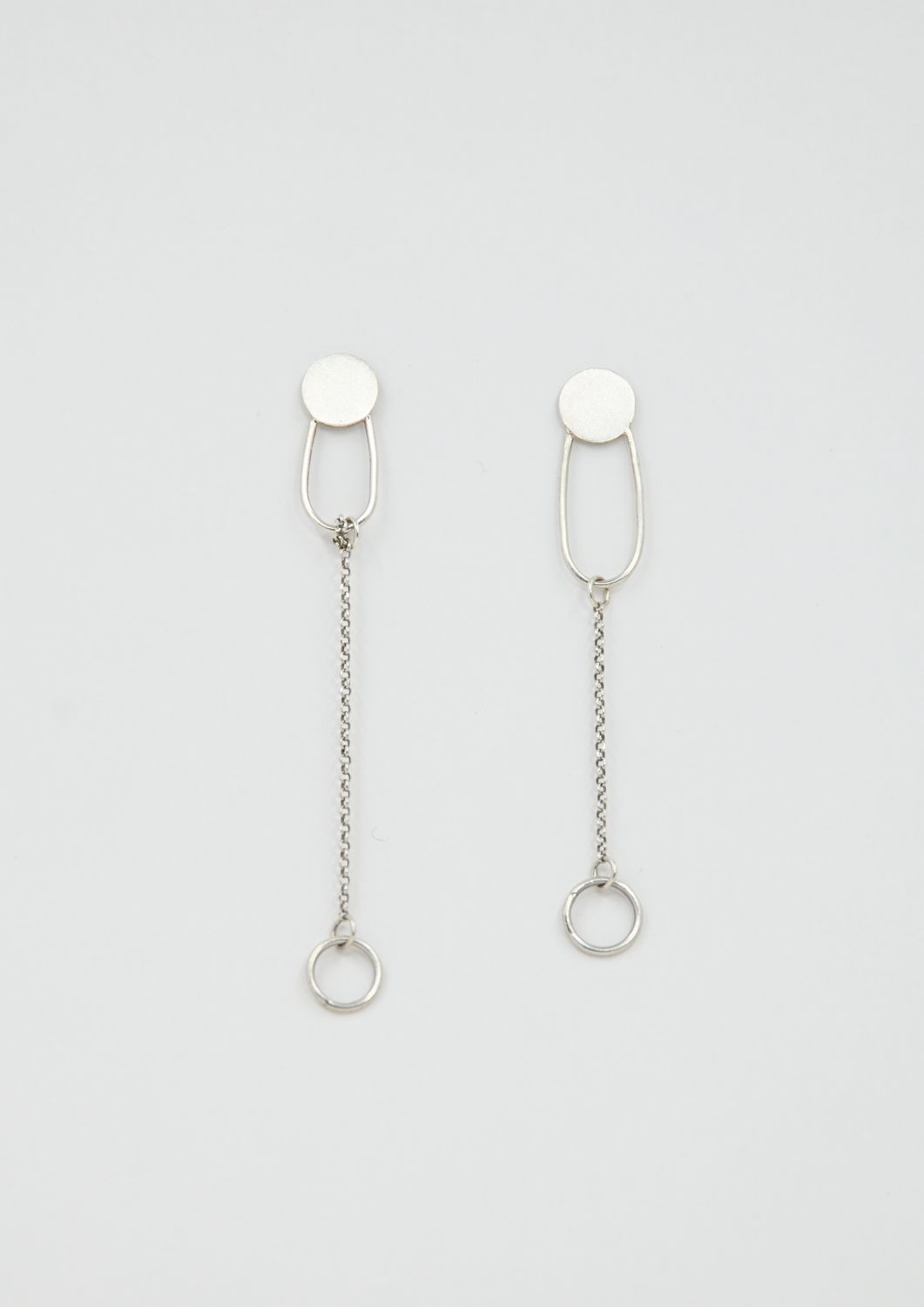 Deszcz - kolczyk pełny