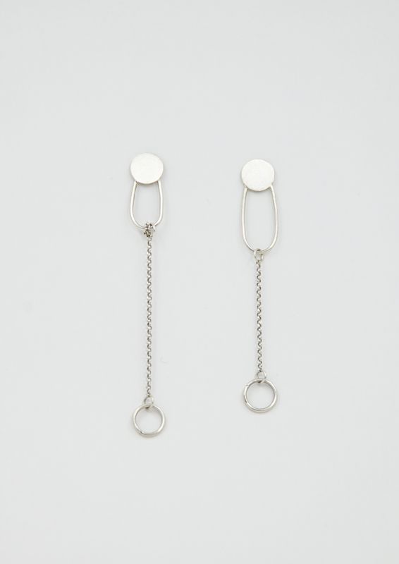 Deszcz - kolczyk pełny