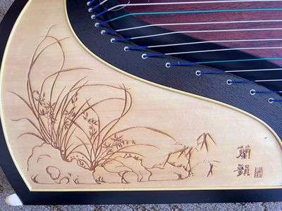 Guzheng - Pyrography Model Dunhuang Yun Brand