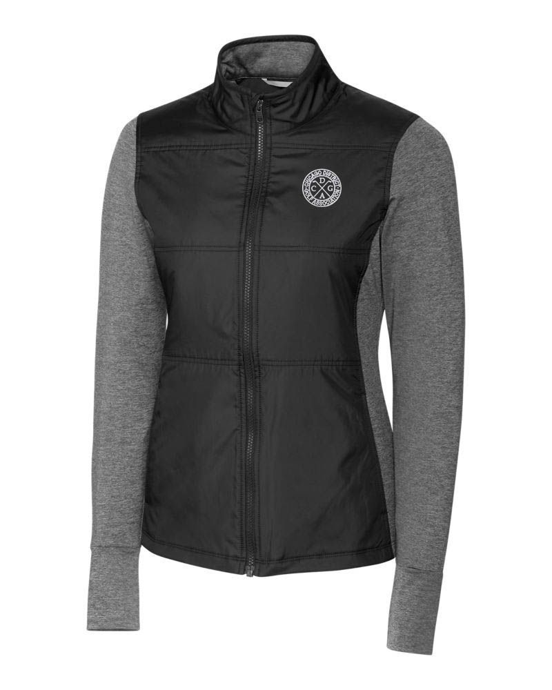 Cutter &amp; Buck - Women&#39;s Stealth Full-Zip with CDGA Logo, Color: Black, Size: S