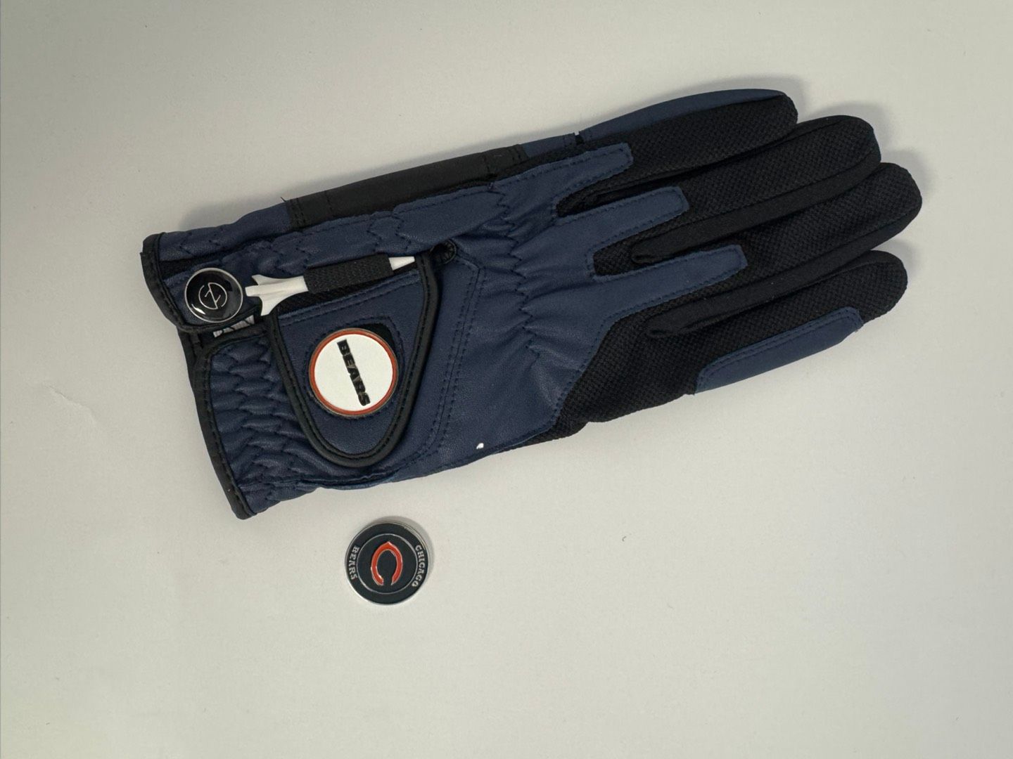 Zero Friction College Glove - Chicago Bears, Color: Navy