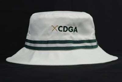 Imperial - 1371P White with Dark Green Stripe with CDGA Word Mark