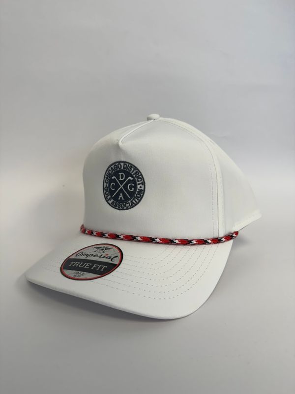 Imperial - 5054 White with Red and Black Rope with CDGA