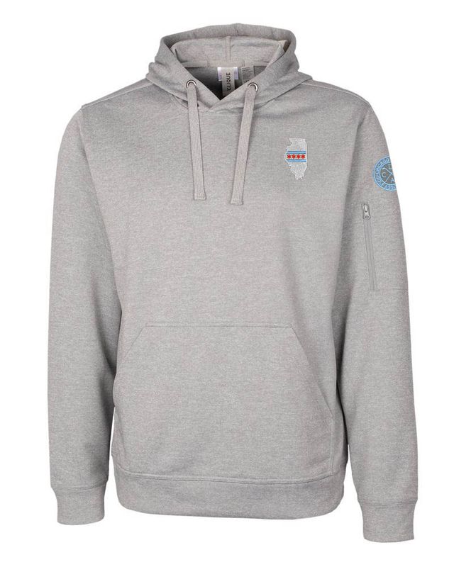 Cutter &amp; Buck - Clique Eco Performance Hoodie with IL/Chi Flag