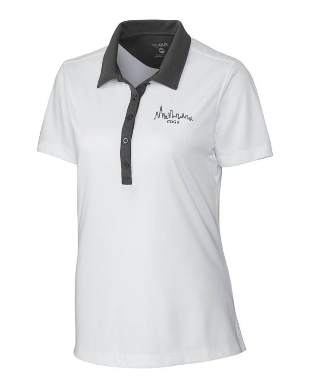 Cutter &amp; Buck - Women&#39;s Clique Pharma Tech Jersey Polo with Skyline