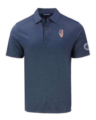 Cutter &amp; Buck - Forge Eco Stretch Recylced Men&#39;s Polo with IL/USA Flag