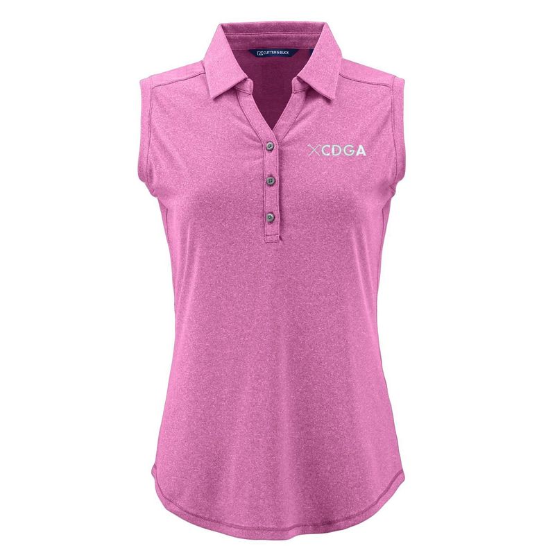 Cutter &amp; Buck Forge Eco Stretch Recycled Women&#39;s Sleeveless CDGA Polo