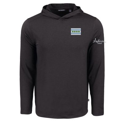 Cutter &amp; Buck Chicago Flag/Shamrock Coastline Men&#39;s Hooded Shirt