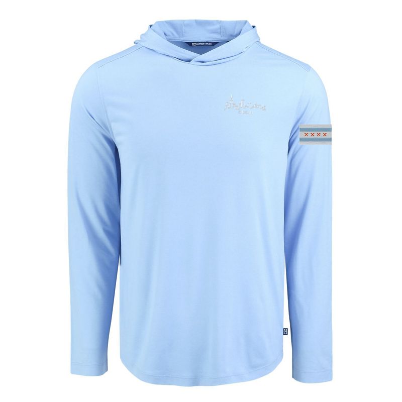 Cutter &amp; Buck Coastline Chicago Flag/Clubs Men&#39;s Hooded Shirt