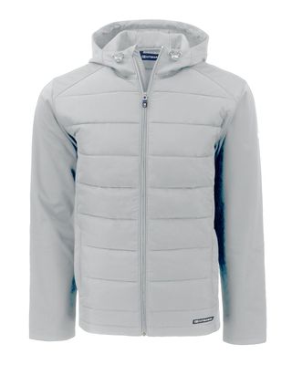 Cutter &amp; Buck - Evoke Hybrid Softshell Recycled Full Zip Men&#39;s Hooded Jacket