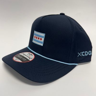 Imperial - 5054 Navy with Light Blue Rope with Chicago Flag