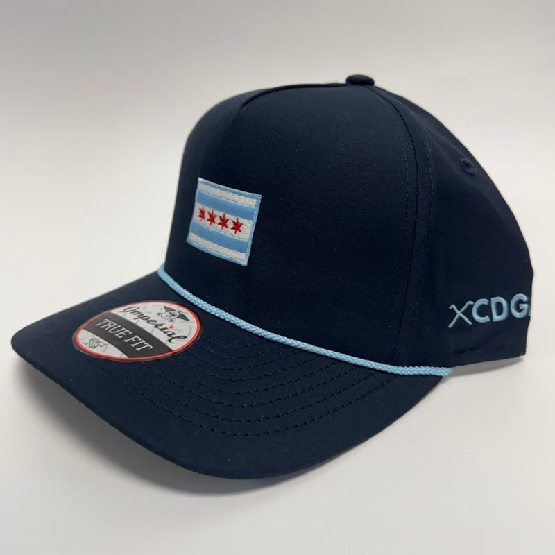 Imperial - 5054 Navy with Light Blue Rope with Chicago Flag