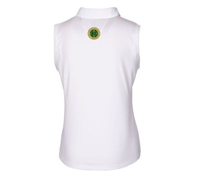 Cutter &amp; Buck Ladies Forge Stretch Polo with Chi Flag/Clubs