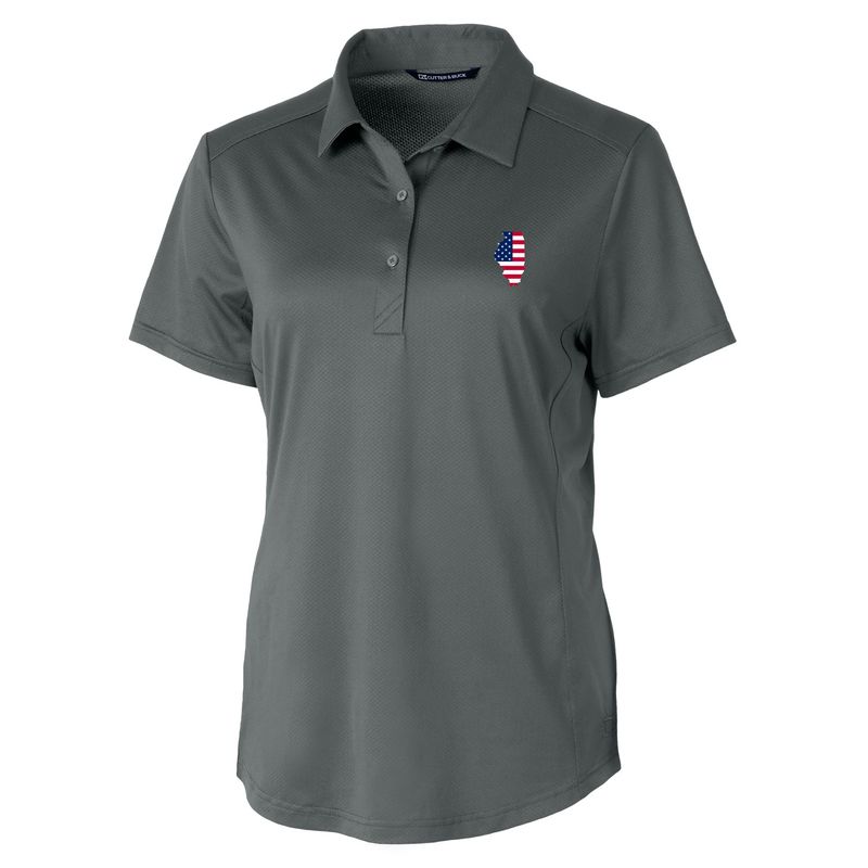 Cutter &amp; Buck - Womens Prospect Polo - IL/USA - Grey