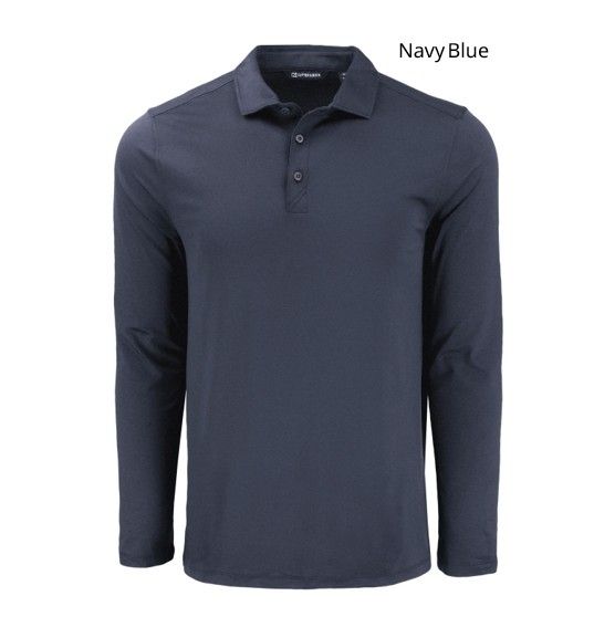 Cutter &amp; Buck Coastline Epic Comfort Recycled Men&#39;s Long Sleeve Polo
