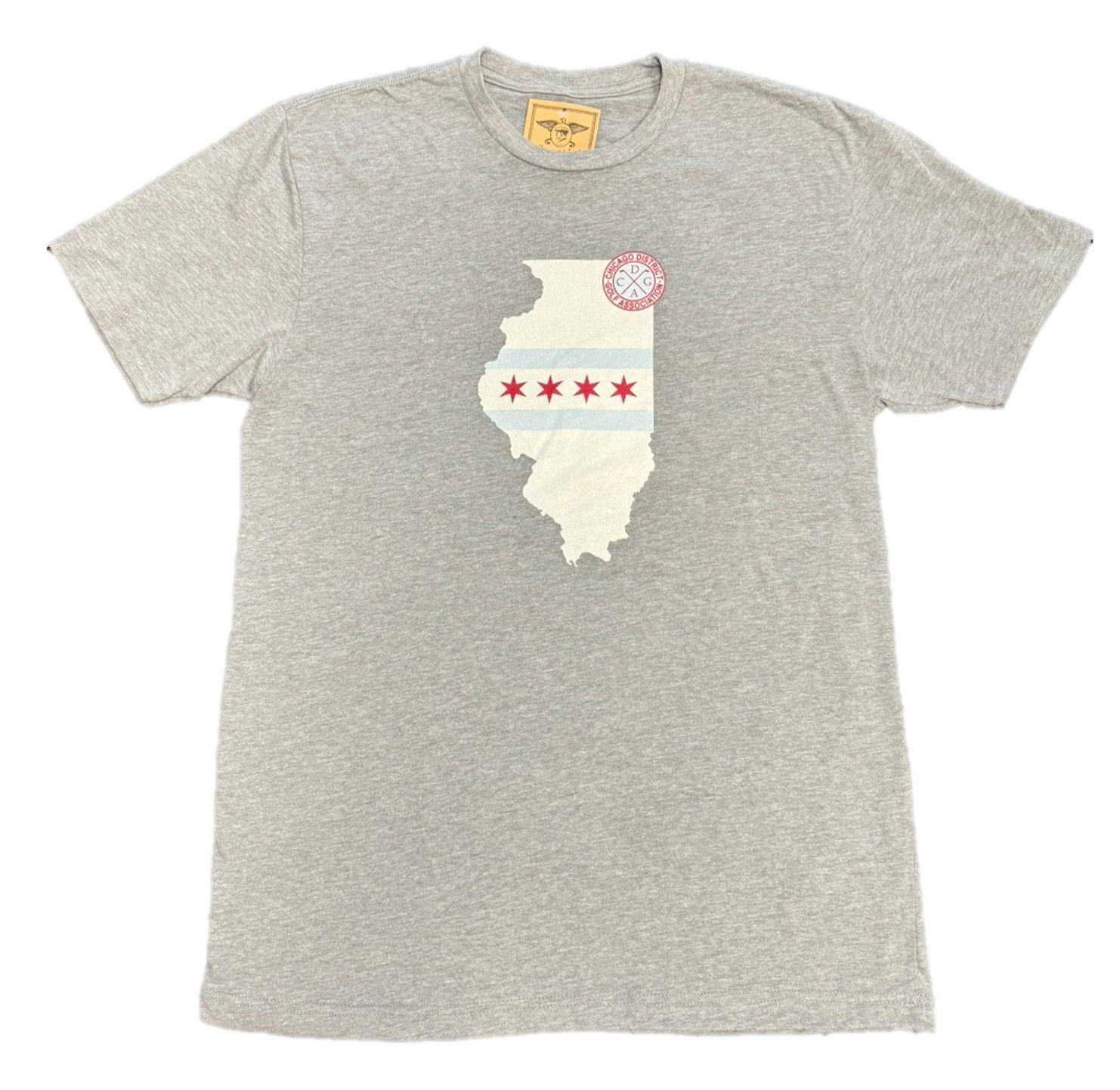 Men&#39;s Seabreeze T-Shirt - State of IL with CDGA, Color: Charcoal, Size: S
