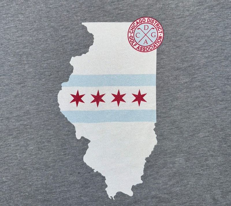 Men's Seabreeze T-Shirt - State of IL with CDGA