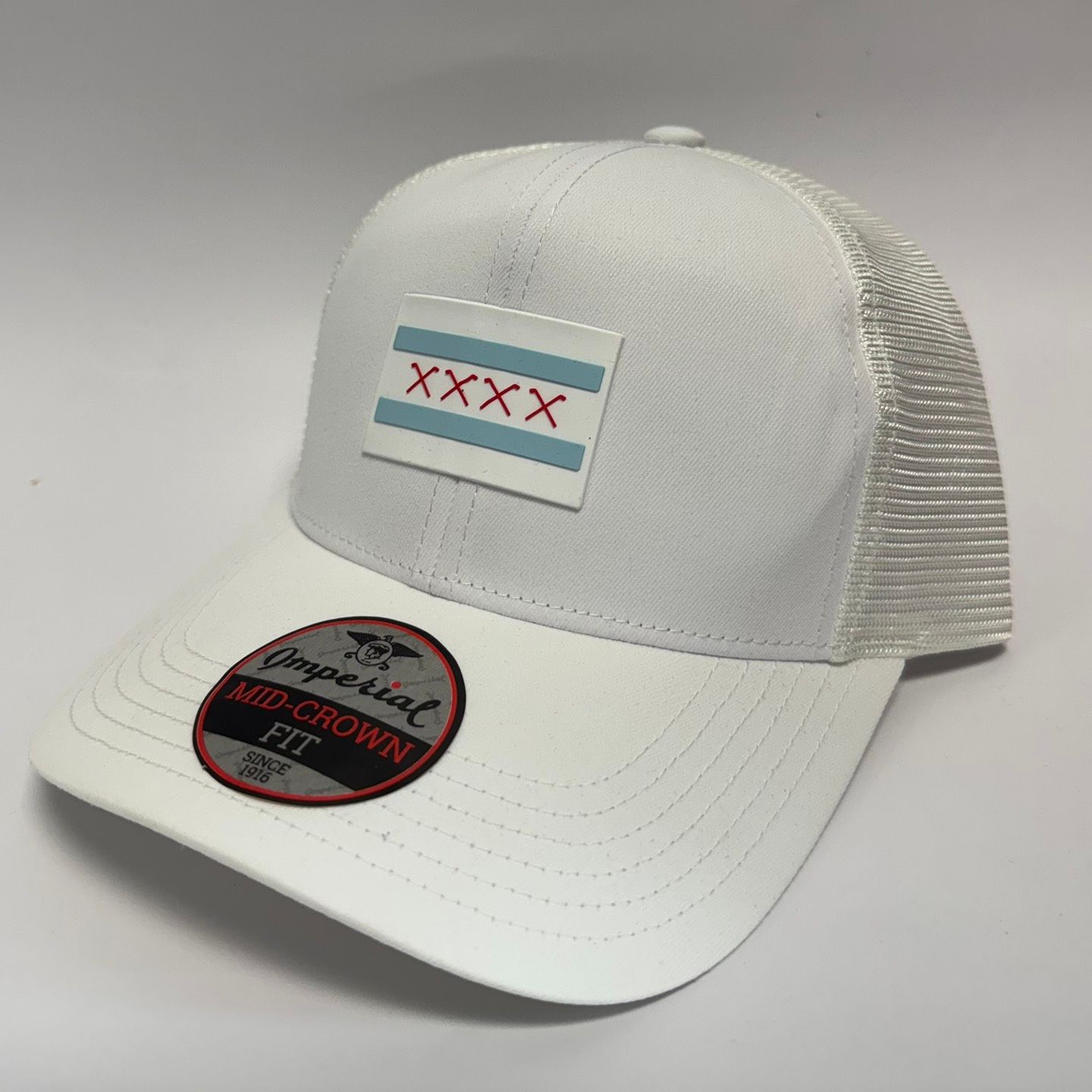 Imperial - 1988M White with Chi Flag/Clubs, Color: White