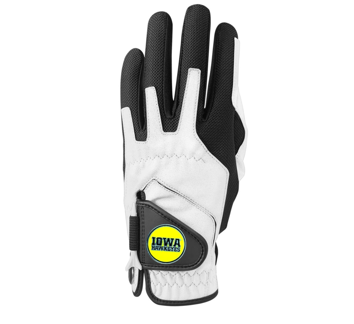 Zero Friction College Glove - Iowa, Color: White