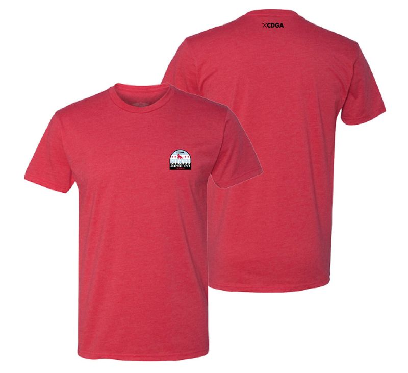 Imperial Men&#39;s Seabreeze T-Shirt, Adaptive Open - Red