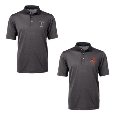 Cutter &amp; Buck Virtue Eco Pique Micro Stripe Recycled Men&#39;s Polo -  MCK00007