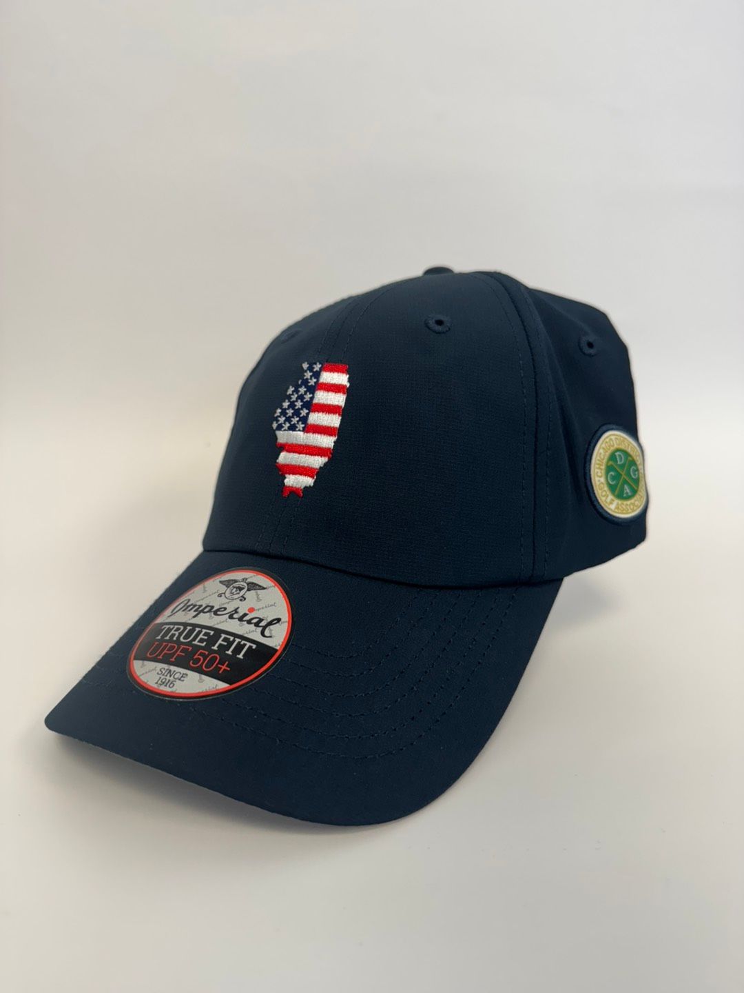 Imperial - X210P with IL/USA Flag, Color: Navy