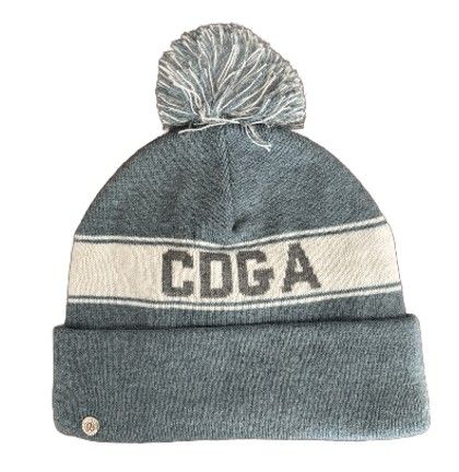 Imperial - IL/USA Knit Beanie with Pom, Slate