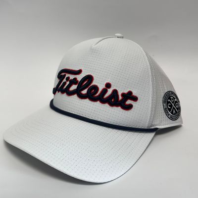 Titleist - Tour Performance Rope Cap  White/Navy/Red