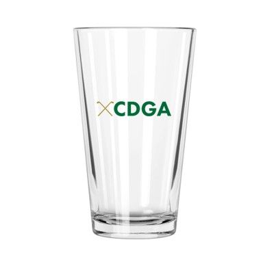 CDGA Logoed Pint Glass