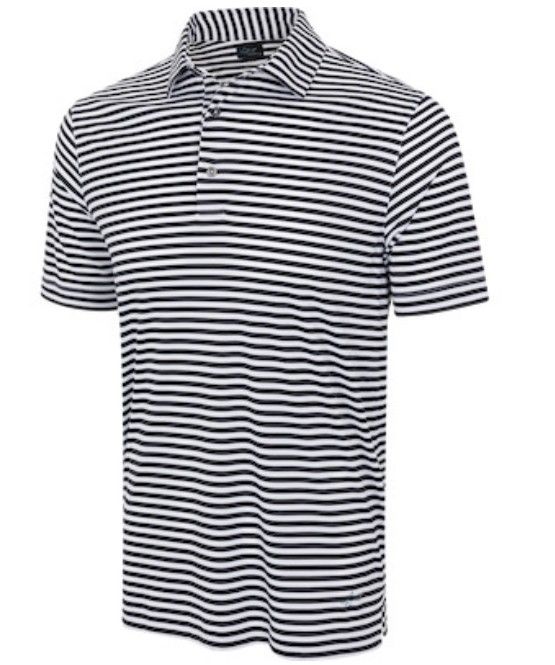 Greg Norman ML75 Recycled Microlux Yarn-Dye Stripe Polo