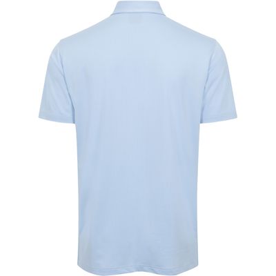 Dunning Men's Quest Ventilated Performance Polo with IL/Chicago Flag, Windsurfer Blue